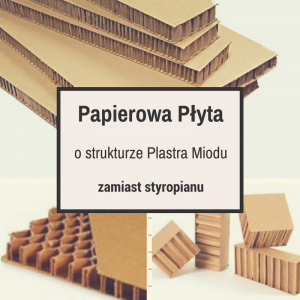 papierowa płyta typu Plaster Miodu